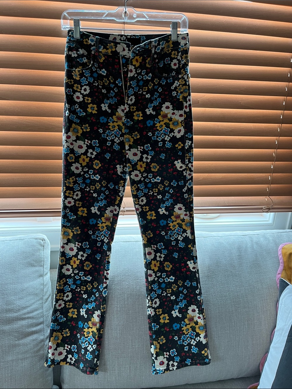 Mother Cool Flower Power Kick Flair Jeans